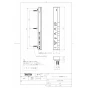 TOTO CES9510PWR ネオレスト RS1 取扱説明書 商品図面 施工説明書 分解図 ネオレスト RS1 商品図面2